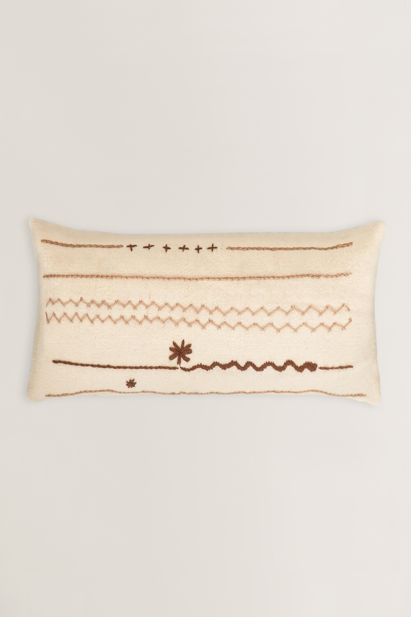 Handwoven Wool Throw Pillow